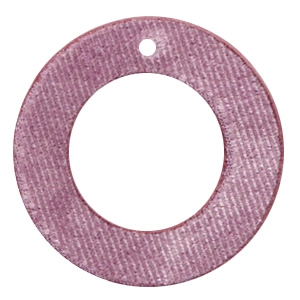 Velvet hanger 43 mm rond Vintage Pink