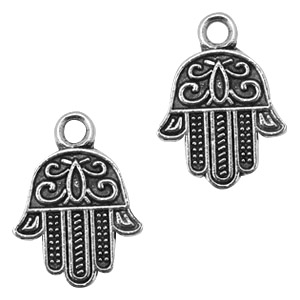 Bedel hamsa hand. 17 x 13 mm