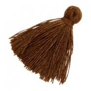 Kwastje / tassel 15 tot 20 mm Bruin