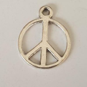 Bedel peace teken 10 mm rond