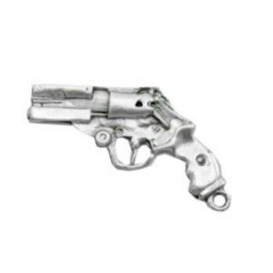 Bedel / hanger revolver 52 x 30 mm. Licht zilver.