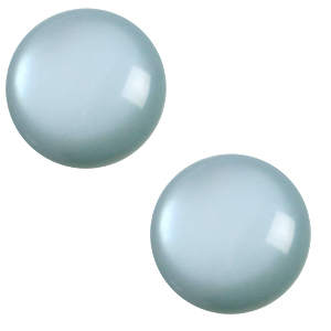 Cabochon 12 mm polaris elements soft tone acquario blue.