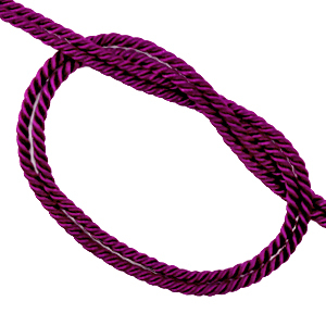 Trendy koord geweven 2 mm Purple. 1 meter