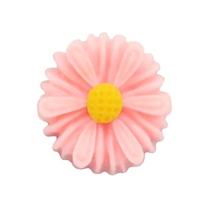 Kraal daisy / madelief 13 mm Roze