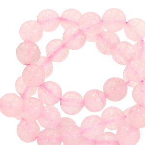 Kralen natuursteen kwarts 4 mm Ice Pink