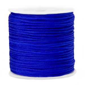 Macramé draad 1.5 mm Dazling blue. Rol 35 meter