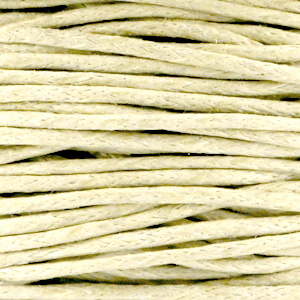 Waxkoord 1 mm dik. Ceylon yellow. Per meter.