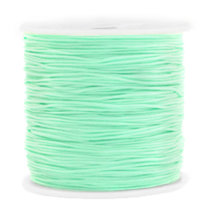 Macramé draad 0.8 mm Light turquoise. Per meter