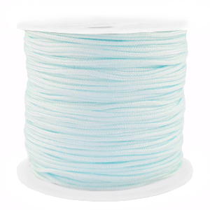 Macramé draad 1.5 mm light blue. Per rol van 90 meter