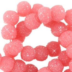 Sparkling bead 6 mm Pink