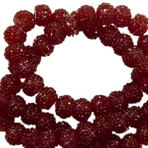 Sparkling bead 6 mm Tawny port