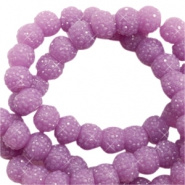 Sparkling bead 6 mm light purple