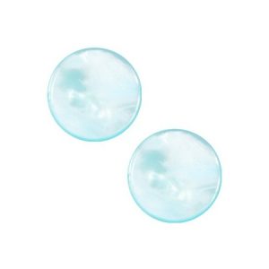 Cabochon 12 mm parelmoer soothing sea blue