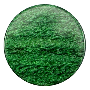 Cabochon 35 mm sparkle dust classic green