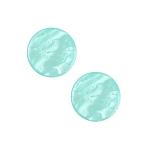 Cabochon 20 mm plat elements lively biscay green