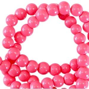 Kralen glas Opaque 3 mm. Raspberry rose