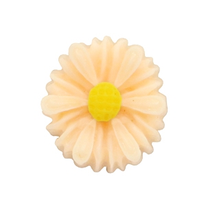 Kraal daisy / madelief 13 mm light peach