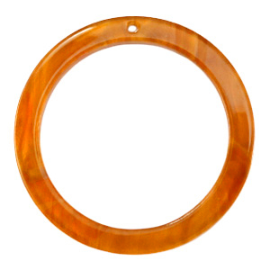 Hanger resin rond 35 mm Flame orange