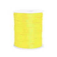 Satijn draad 1,5 mm Yellow. Per 10 meter