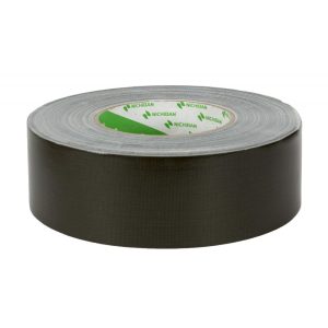 Zwarte Nichiban®-Gaffa Tape. Duct tape. Per rol 50mm x 50 mtr.